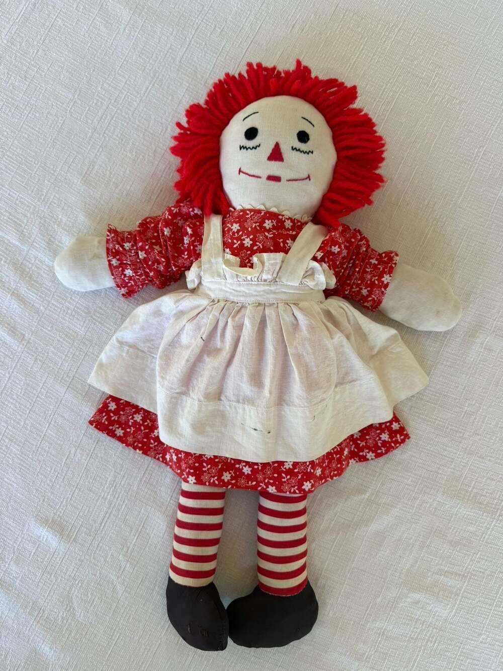 Vintage Raggedy Ann Cloth Doll 23 Inch